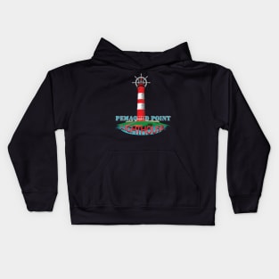 Pemaquid point lighthouse Kids Hoodie